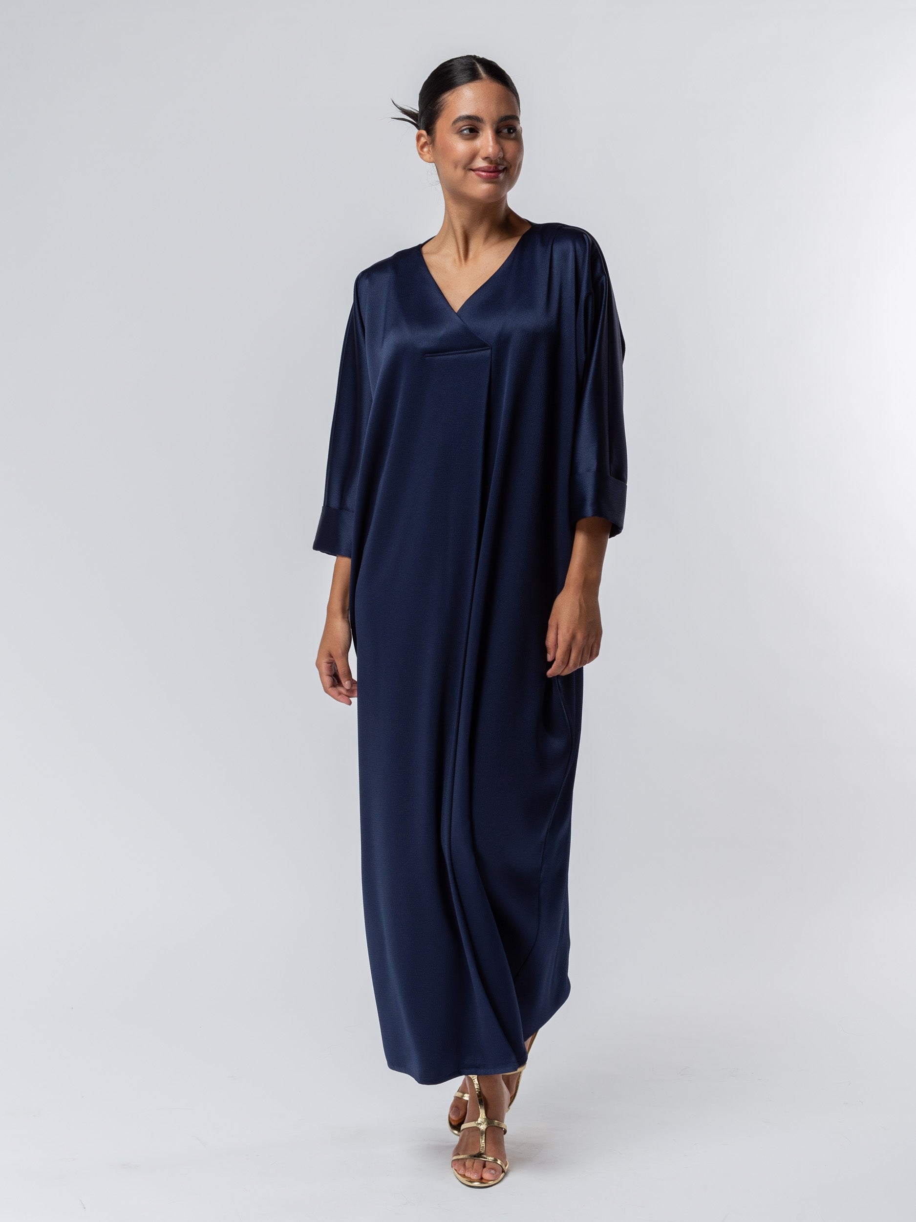 Kaftan Dress in Navy Blue Kaftan Dress in Navy Blue