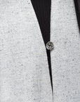 Winter Loose Abaya in Light Gray RTW