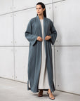Tencel Twill Abaya in Teal RTW