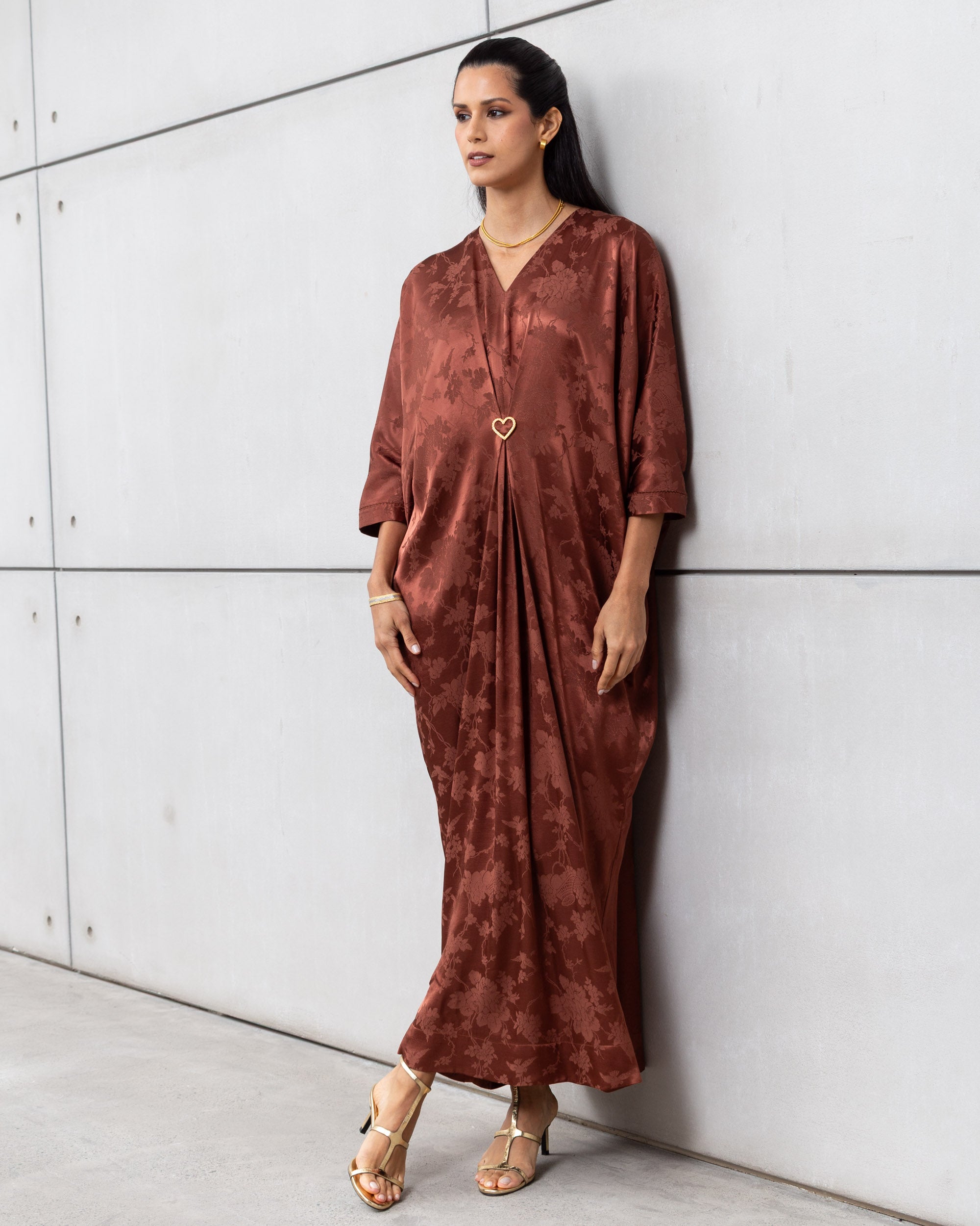 V Kaftan in Copper RTW