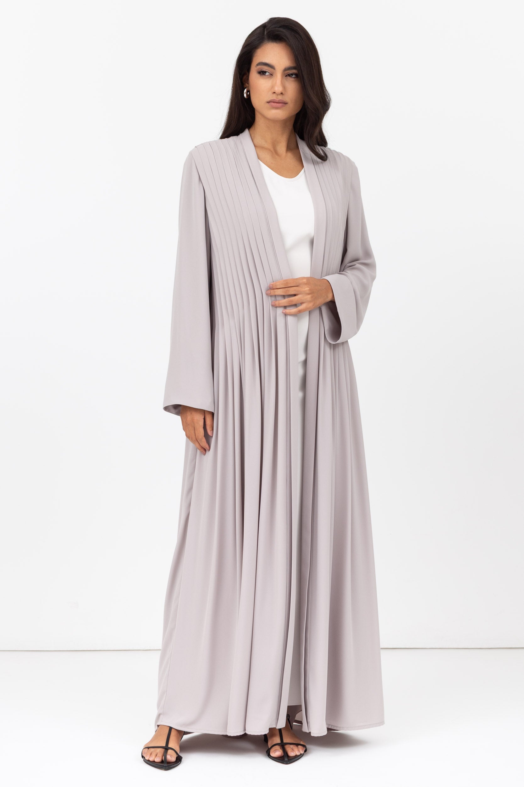Nude Color Origami Abaya