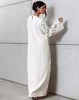Lace Kaftan in Ivory