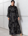 Marble Kaftan with Diamond Belt