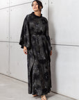 Marble Kaftan with Diamond Belt