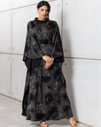 Marble Kaftan with Diamond Belt