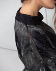Marble Kaftan with Diamond Belt