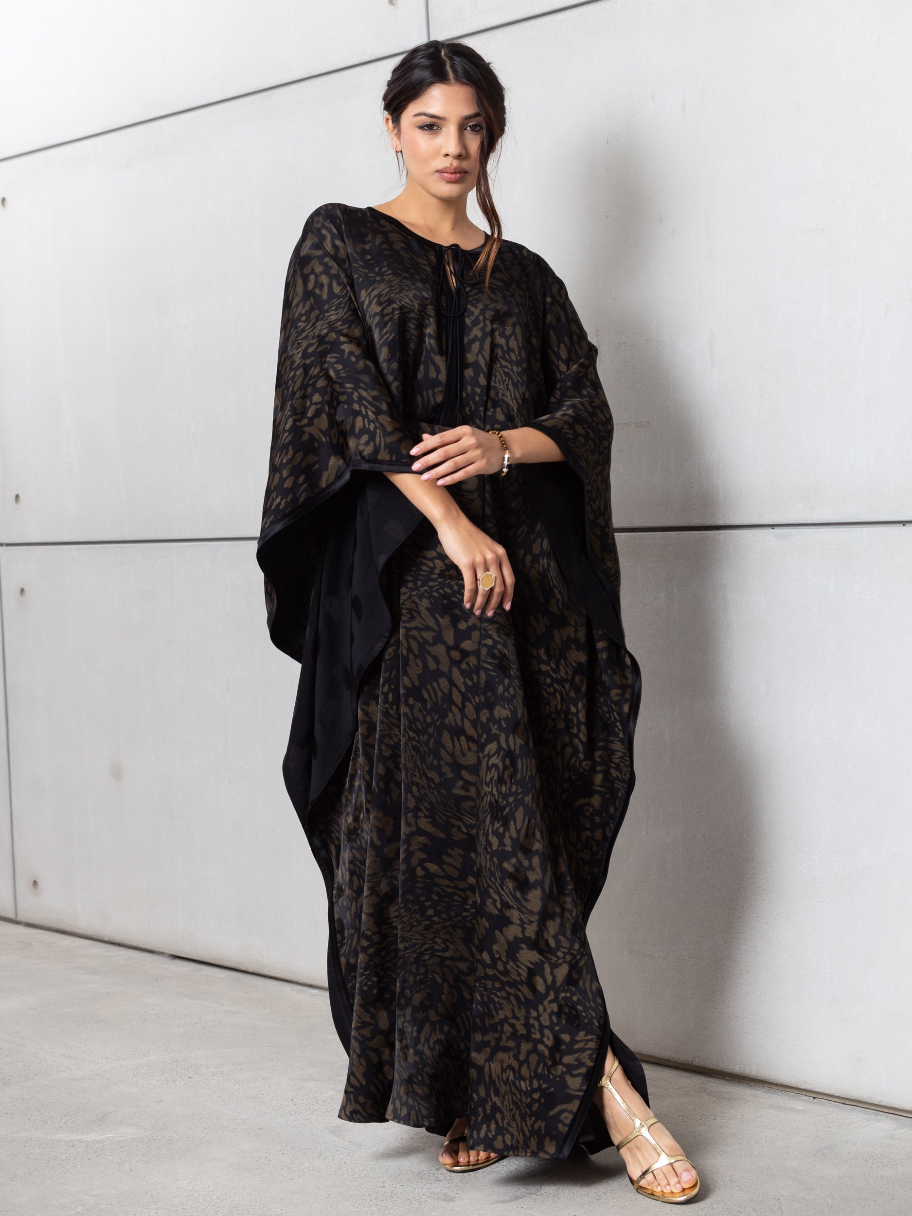 Midnight Noir Kaftan RTW