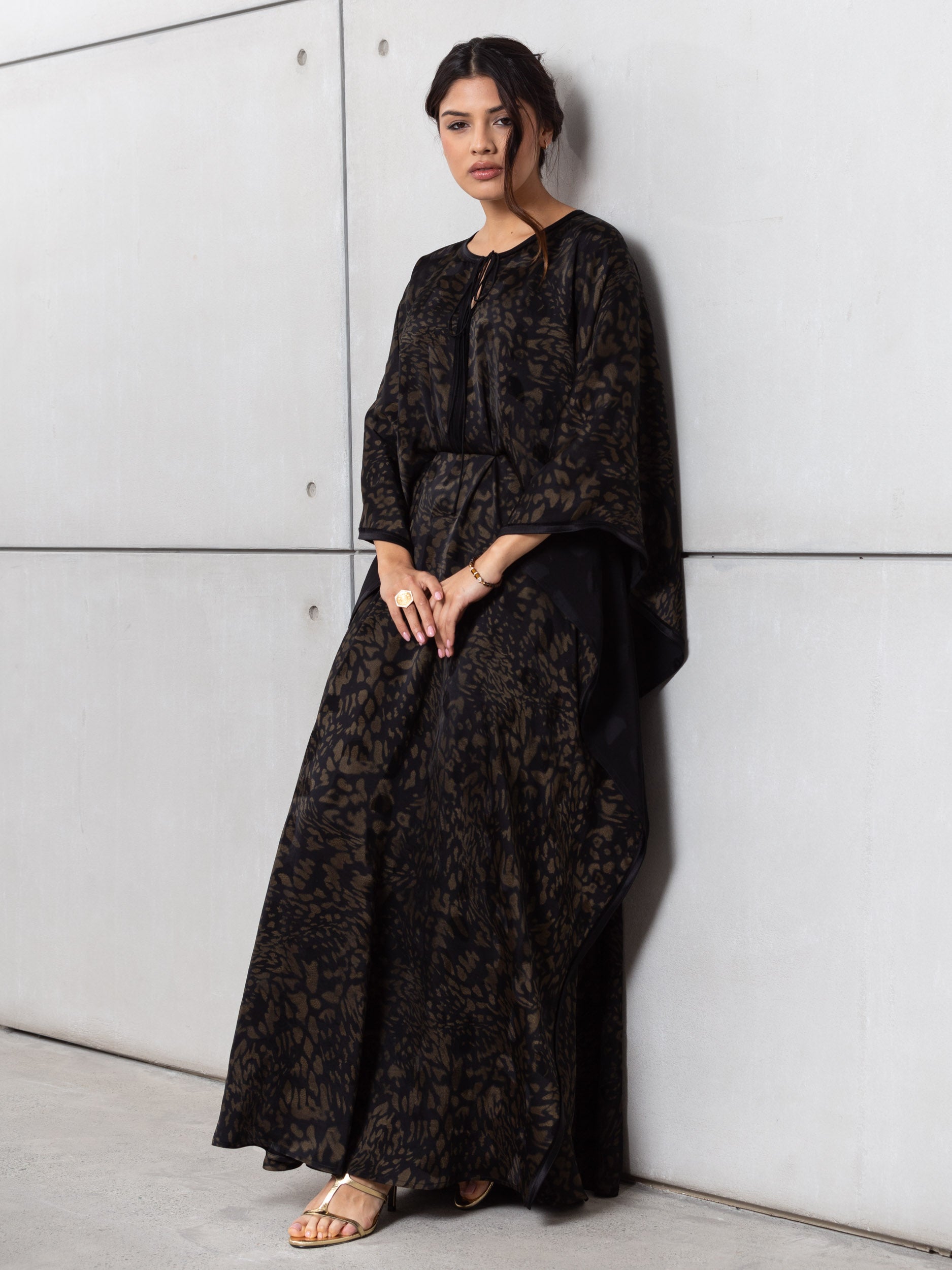 Midnight Noir Kaftan RTW
