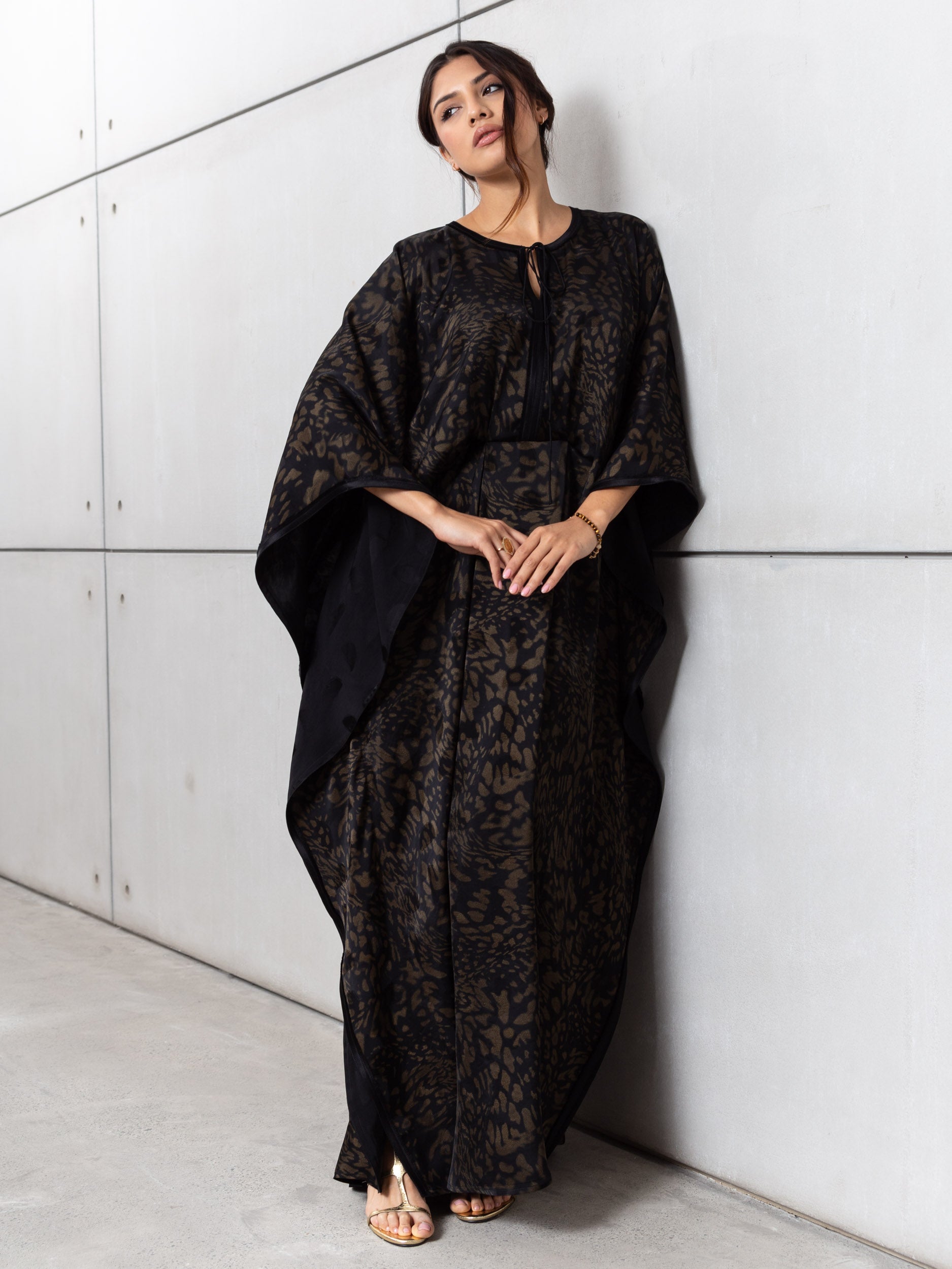 Midnight Noir Kaftan RTW