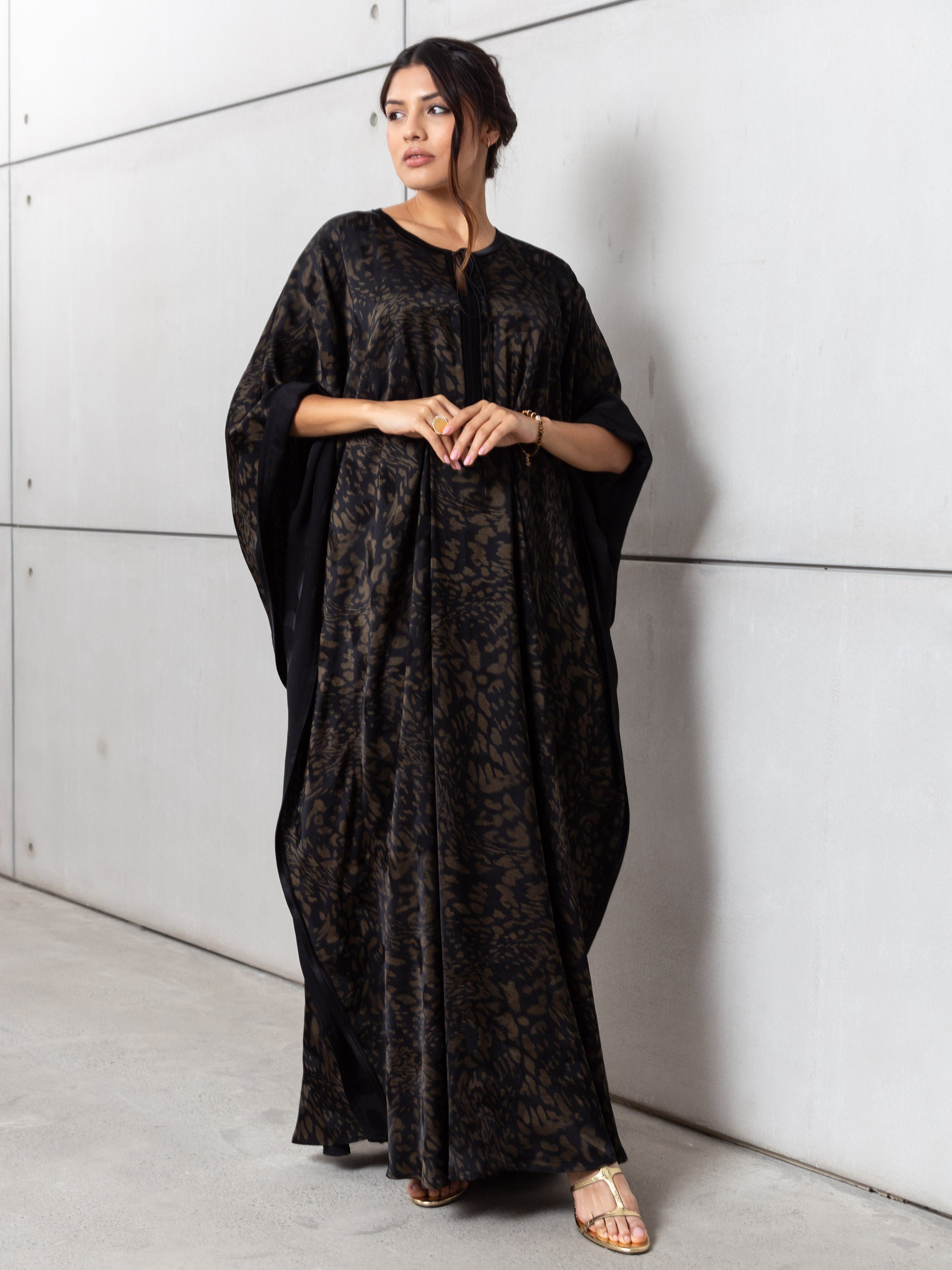 Midnight Noir Kaftan RTW