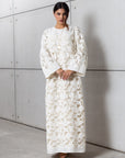 Lace Kaftan in Ivory