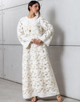 Lace Kaftan in Ivory