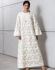 Lace Kaftan in Ivory