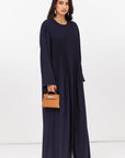 Navy Color Origami Abaya