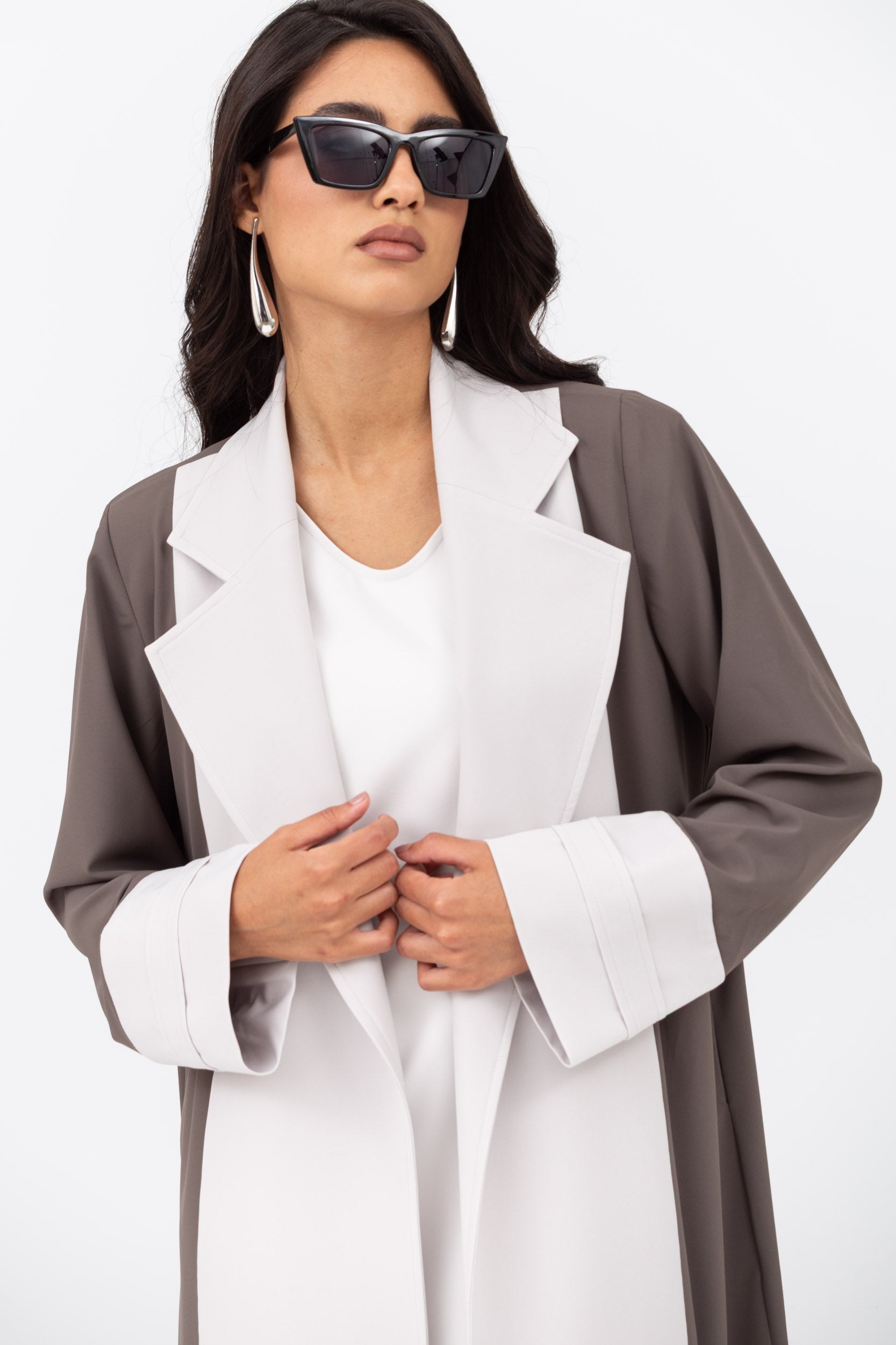 Two Tone Suit Abaya RTW