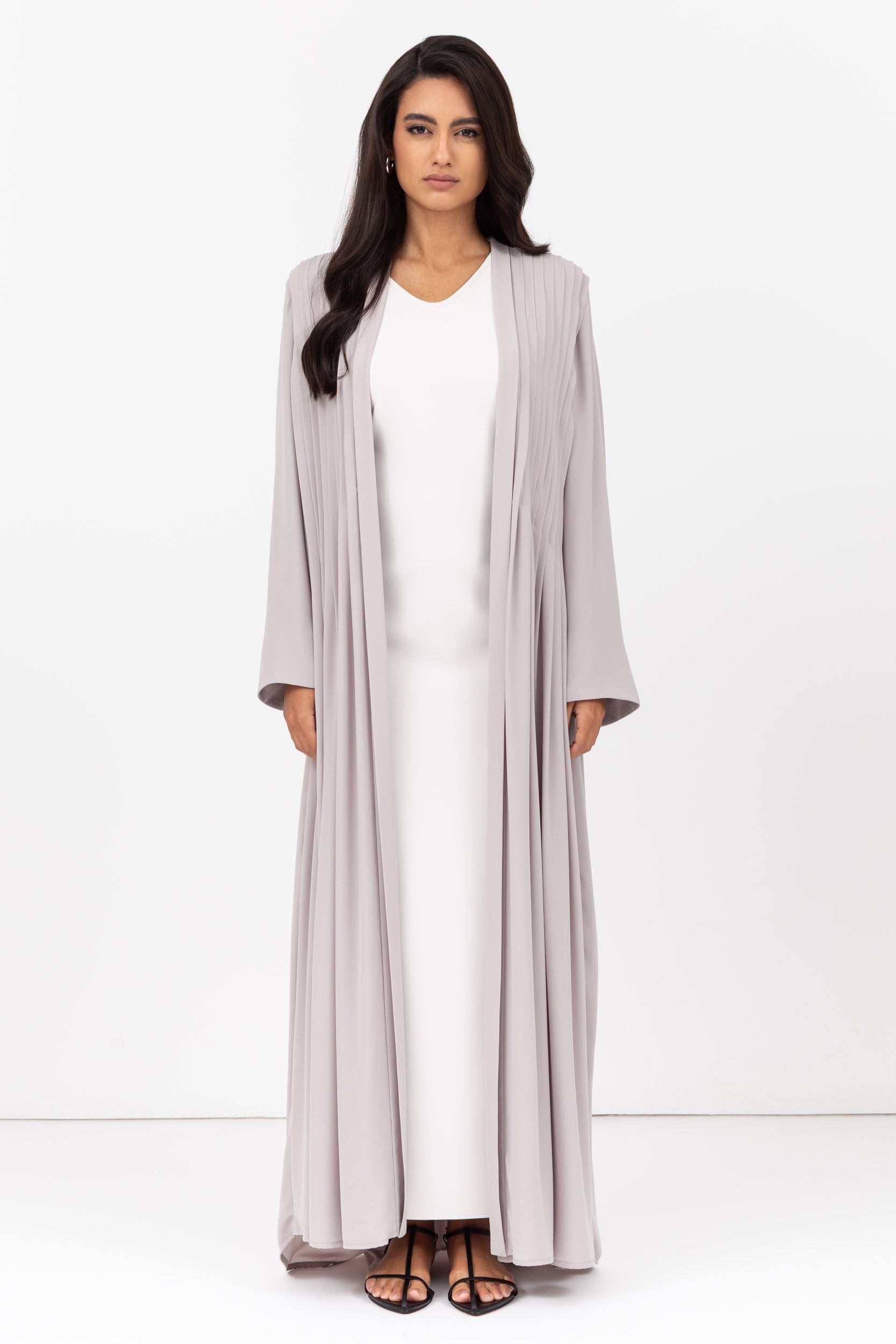 Nude Color Origami Abaya