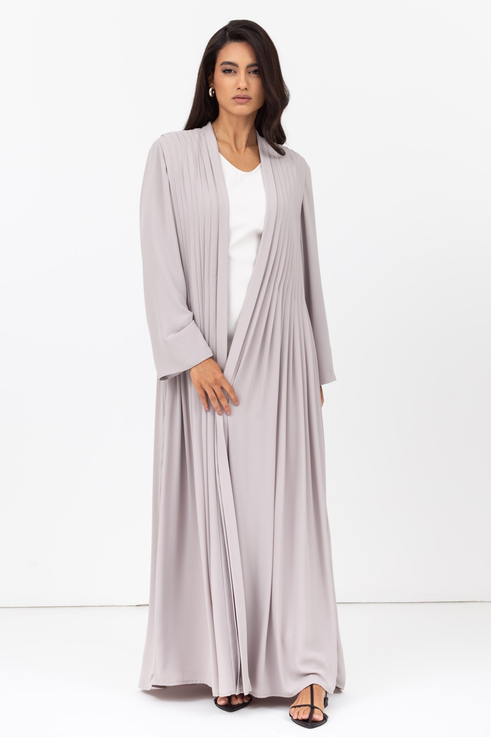 Nude Color Origami Abaya