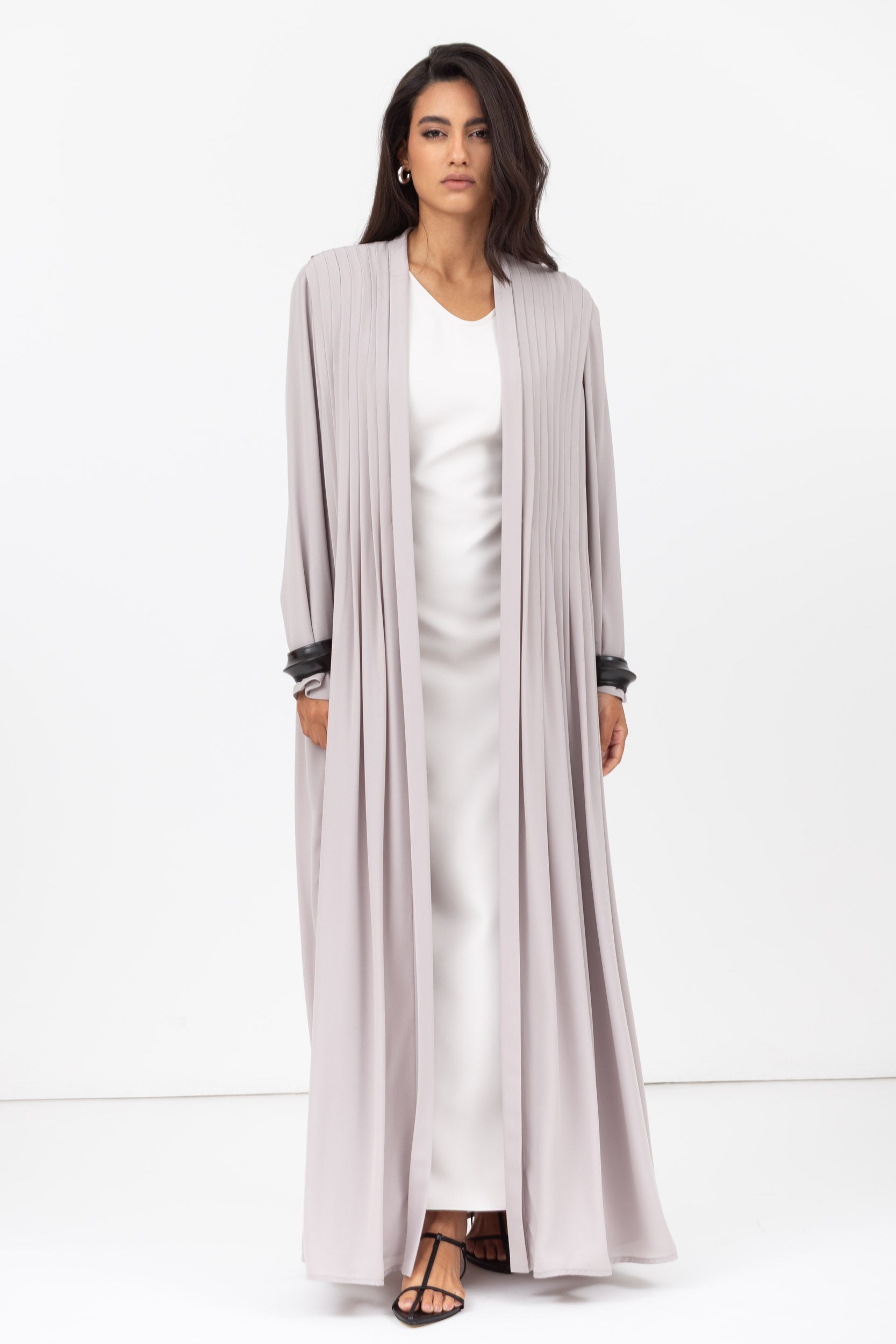 Nude Color Origami Abaya
