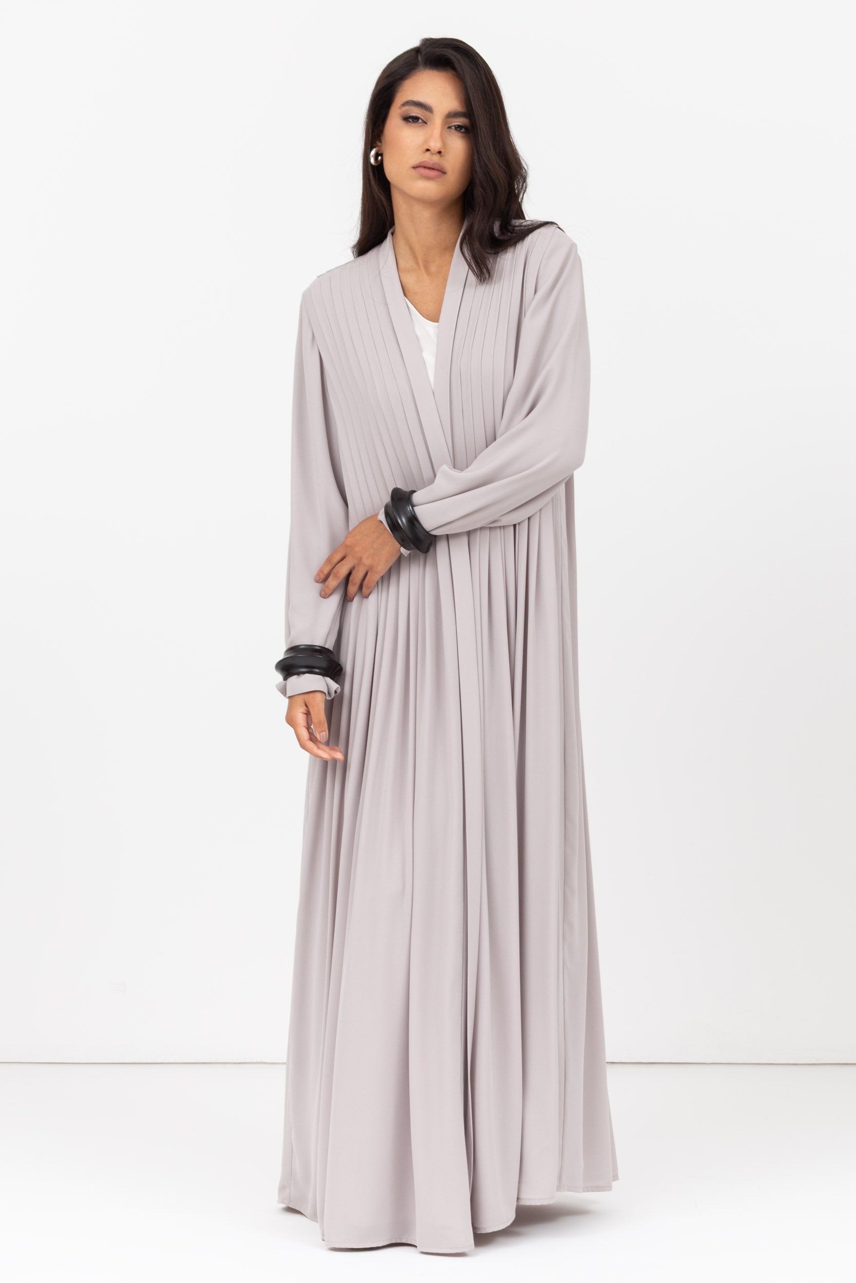 Nude Color Origami Abaya