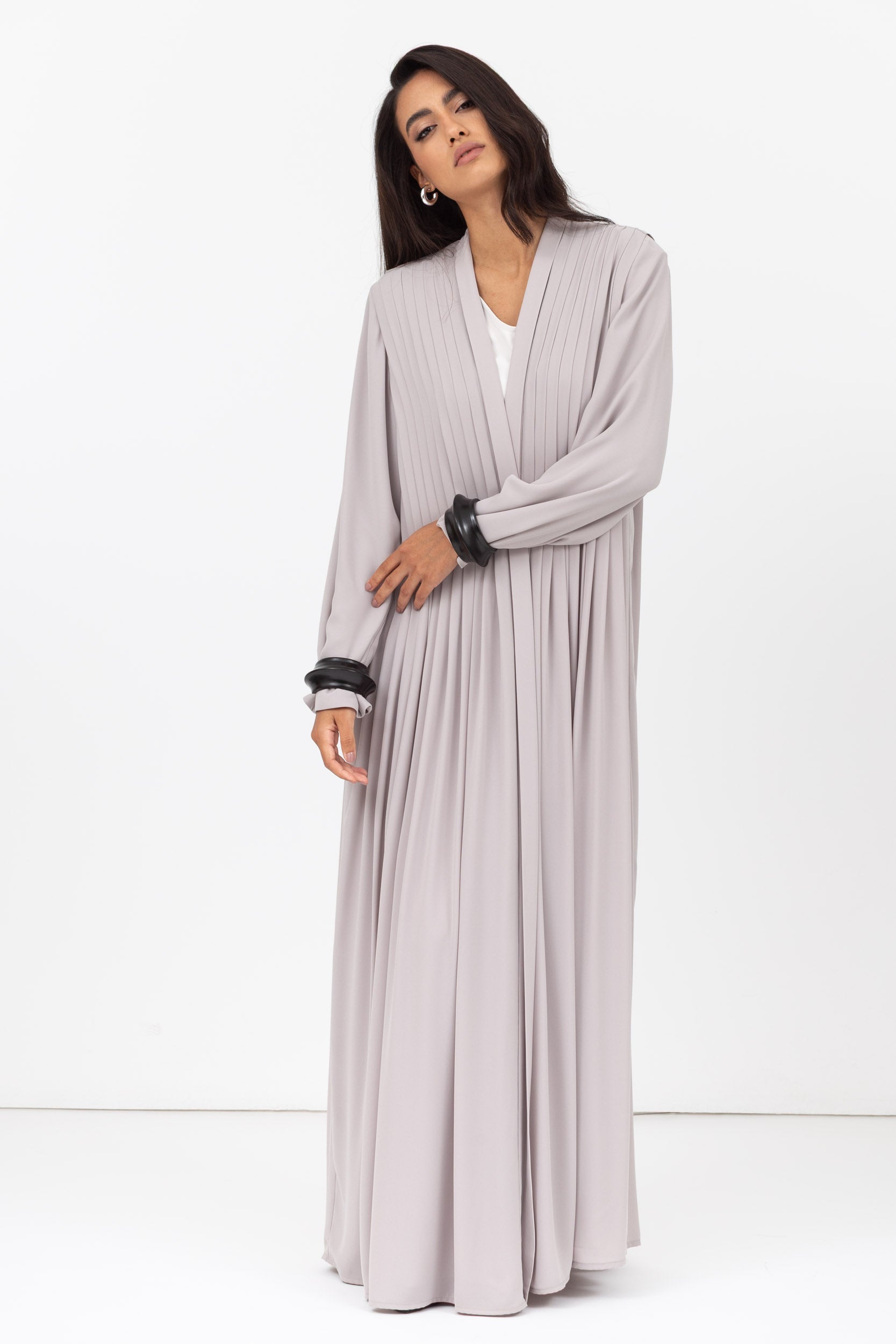 Nude Color Origami Abaya