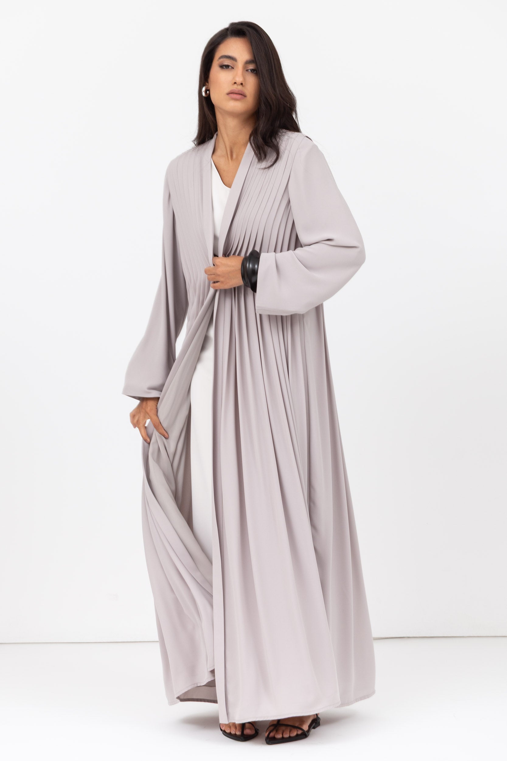 Nude Color Origami Abaya