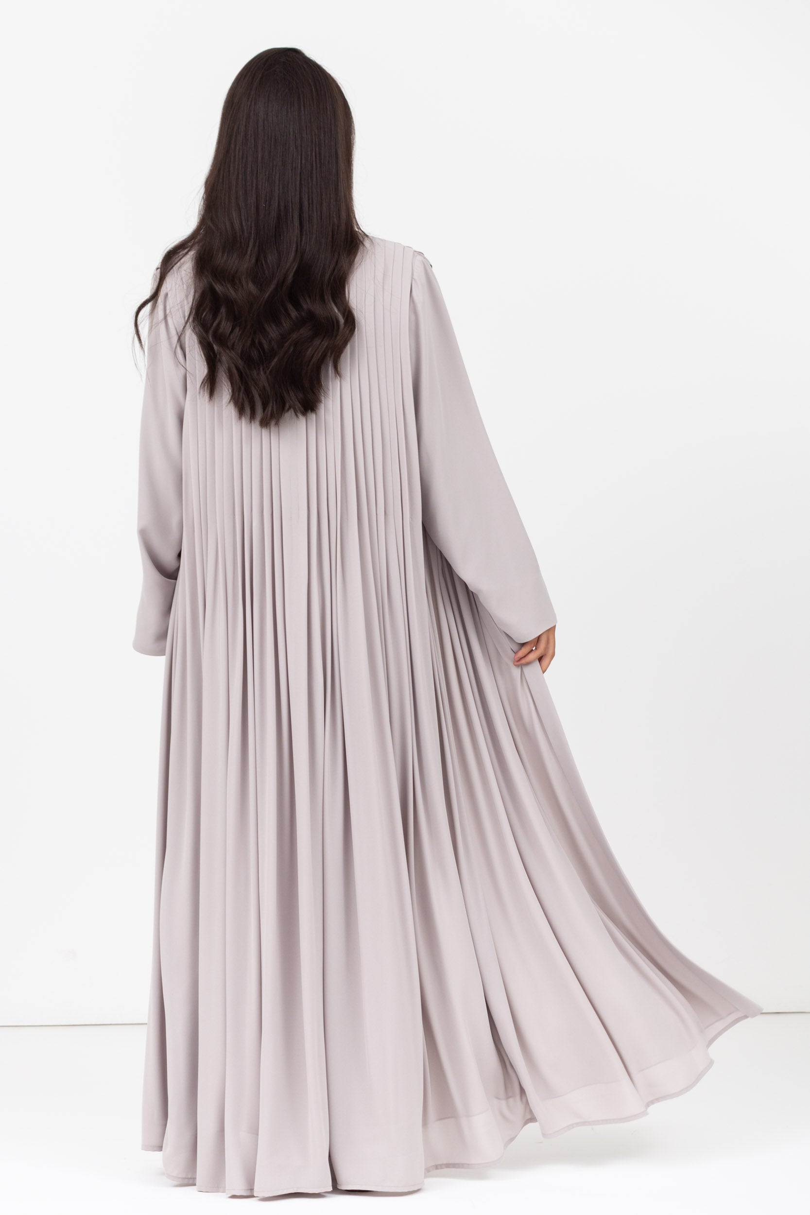 Nude Color Origami Abaya