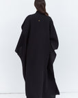 Flow Abaya in Black with Tie-String