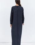 Structured Abaya in Blue