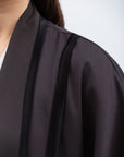 Flow Abaya in Brown Tencel Twill