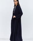 Origami Abaya in Navy