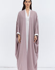 Butterfly Abaya in Dusty Rose