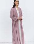 Origami Abaya in Dusty Pink