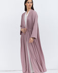 Origami Abaya in Dusty Pink