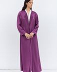 Layer Abaya in Polished Fuchsia Pink