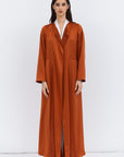 Layer Abaya in Polished Copper