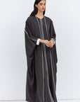 Butterfly Abaya in Gray