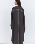 Butterfly Abaya in Gray
