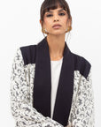 Winter Coat Lace Abaya in White