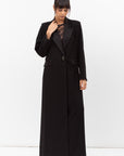 Tuxedo Abaya in Summer Black RTW