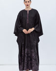 Purple Black Flow Kaftan