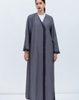 Blue Stripes Coat-Abaya RTW