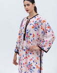 Wide Cut Kaftan in Floral Print