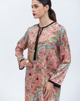 Straight Cut Kaftan with Paris Print