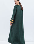 Velvet Kaftan in Rich Emerald Green RTW