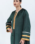 Velvet Kaftan in Rich Emerald Green