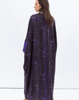 Butterfly Abaya in Purple Pattern