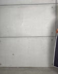 Structured Abaya in Gray with White Detailing