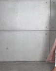 Jacket Abaya in Pale Pink with Back Embroidery RTW