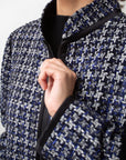 Winter Zip Coat in Navy