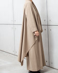 Winter Double Layered Abaya in Beige